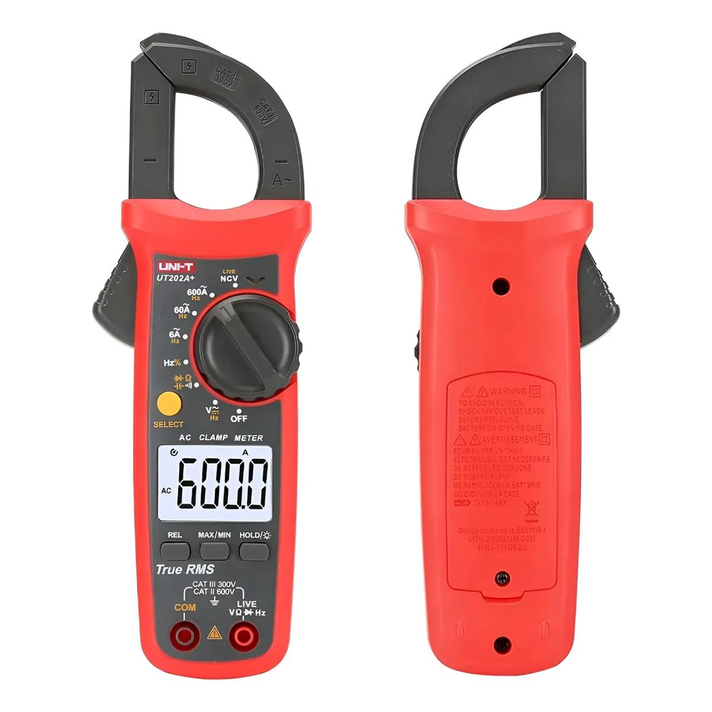 AMPERIMETRO TENAZA UT-202+ UNI-T